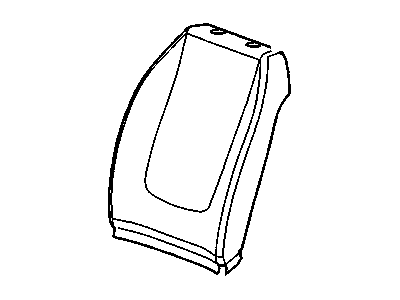 GM 15800989 Cover Assembly, Driver Seat Back Cushion *Neutral Medium
