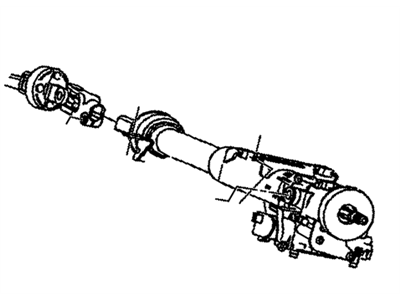 GM 7831570 Upper Steering Column Intermediate Shaft (Intermediate)