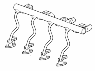 2017 Chevrolet Volt Fuel Rail - 12644440