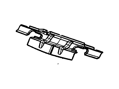 GM 15050252 Baffle,Radiator Support