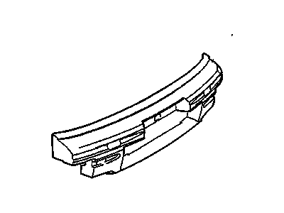 GM 25620781 Support, Rear Bumper Fascia