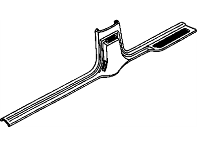 GM 10107201 Panel, Center Pillar Lower Trim Finish L.H. *Very Dark Sapp