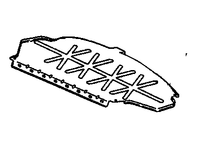 GM 12335363 PANEL, Folding Top Compartment