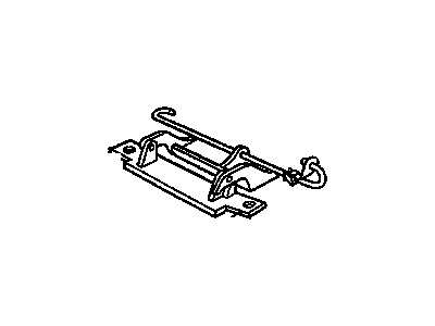 GM 25554055 Handle Assembly, Hood Secondary Latch Release