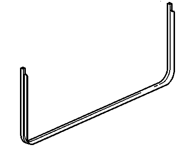 GM 93439879 Weatherstrip, Pick Up Box End Gate *Marked Print