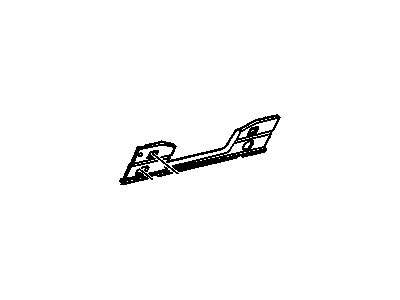 GM 15984318 Reinforcement Assembly, Instrument Panel Driver Knee Bolster *Marked Print