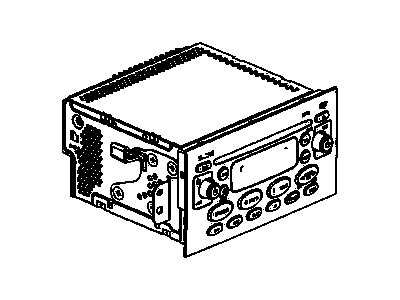 GM 15269330 Radio Asm,Amplitude Modulation/Frequency Modulation Stereo&Clock&Audio/Video Disc Player