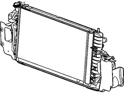 Buick Lucerne Radiator - 25772258