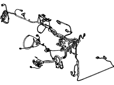 GM 12172672 Harness Assembly, Instrument Panel Wiring *Marked Print