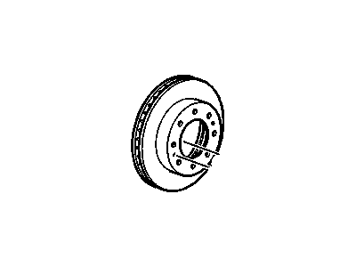 Cadillac DTS Brake Disc - 19303810