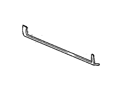 10277445 GM Insert, Rocker Panel Molding Rear *Black Illustration 1 of 1