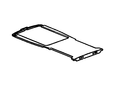 GM 25810872 Cover Assembly, Front Floor Rear Console Front *Camphor Burl