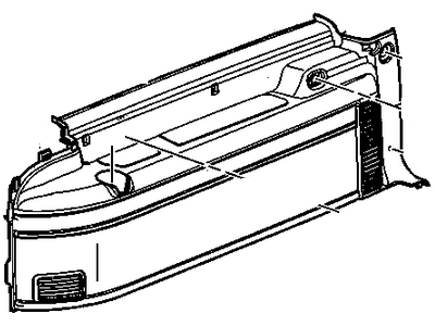 GM 15133263 Panel Assembly, Body Side Trim *Neutral