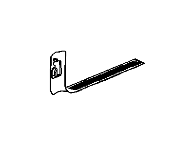 GM 15189314 Plate Assembly, Front Side Door Sill Trim *Oak