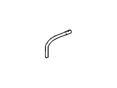 GM 19130425 Engine Coolant Recovery Tank Hose (At Tank)