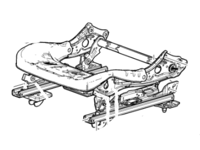 13529739 - Genuine GM Frame Assembly, F/Seat Cush
