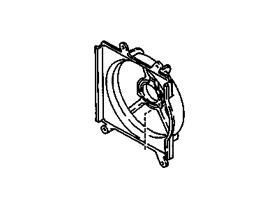 1991 Chevrolet Prizm Fan Shroud - 94847231