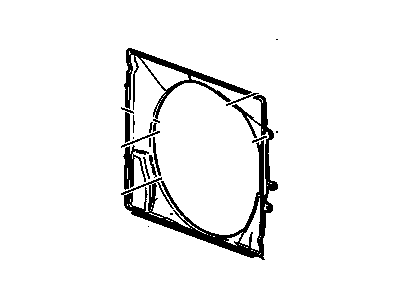 Cadillac STS Fan Shroud - 89022523