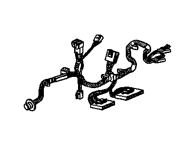 1996 Oldsmobile Achieva Body Wiring Harness Connector - 12187223