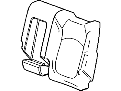GM 15900818 Cushion Assembly, Rear Seat Back Lh *Ebony