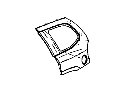 15134733 GM Body Side Outer Panel Illustration 1 of 1