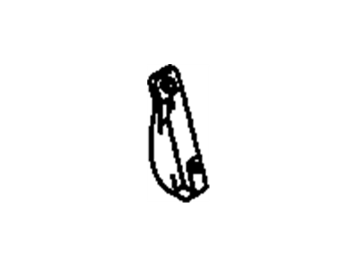 GM 91175017 Cover, Rear Reclining, Inside, RH (On Esn)