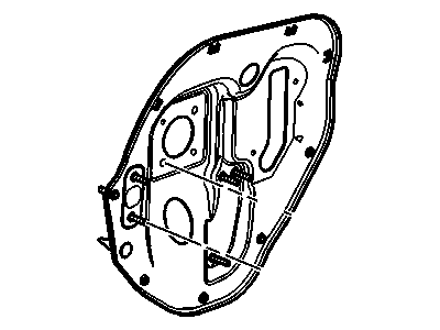 GM 20842466 Plate Assembly, Dash Panel Reinforcement