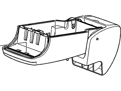GM 88895725 Armrest Asm,Front Seat *Gray
