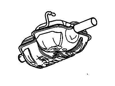 Chevrolet HHR Muffler - 15288106