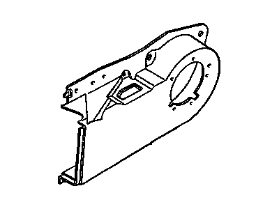 3058178 GM Barrier & Insulation Asm. Illustration 1 of 1