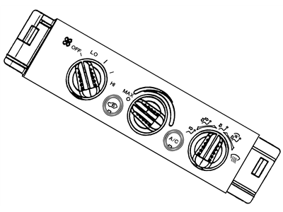 Chevrolet K1500 A/C Switch - 19417492