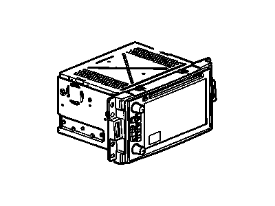 GM 25896525 Radio Assembly, Amplitude Modulation/Frequency Modulation Stereo & Audio Disc Player