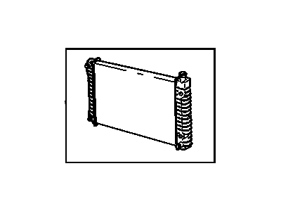 1999 Chevrolet K2500 Radiator - 52481444