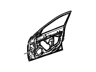 GM 22724362 Door Assembly, Front Side