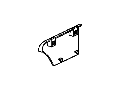 GM 15700329 Door Assembly, Body Side Trim Panel Stowage Compartment *Red