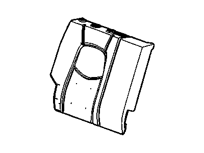 GM 15898703 COVER, Rear Seat Back
