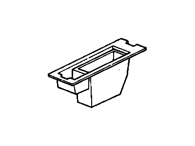 GM 12501992 COMPARTMENT, Floor Console