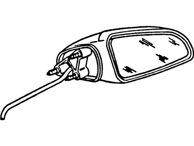 Oldsmobile 98 Side View Mirrors - 20744294