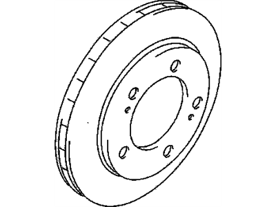 2001 Chevrolet Tracker Brake Disc - 30024673