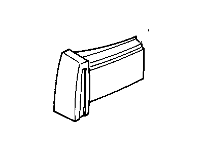 GM 25528805 Filler Assembly, Rear Bumper, Light