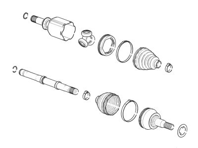 Cadillac XT5 Axle Shaft - 85119720