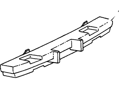 GM 16515064 Bar Assembly, Rear Bumper Impact