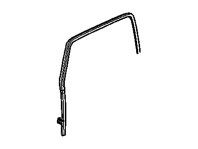 GM 15113182 Weatherstrip,Rear Side Door Window