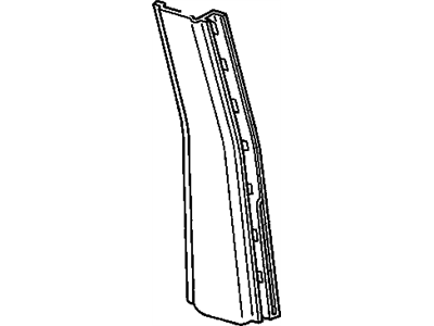 GM 20653672 Panel Assembly, T/Finish Center Pillar Upper Center *Saphire V/Dark