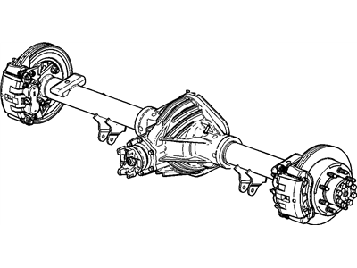 GM 20765412 AXLE, Rear Axle