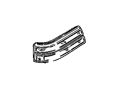 Pontiac Grand Am Tail Light - 16509849