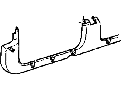 GM 22704527 Retainer Assembly, Front Side Door Opening Floor Carpet *Graphite