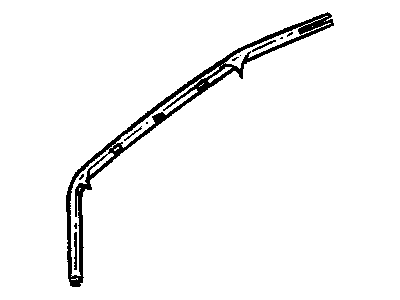 GM 15144665 Molding Assembly, Windshield Side Upper Garnish *Graphite