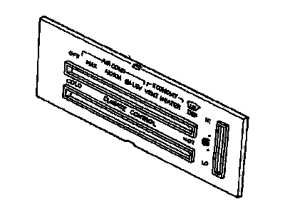 1988 Oldsmobile Cutlass A/C Switch - 1227370