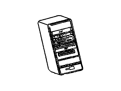 GM 16180236 Heater & Air Conditioner Control Assembly & Driver Information Displa